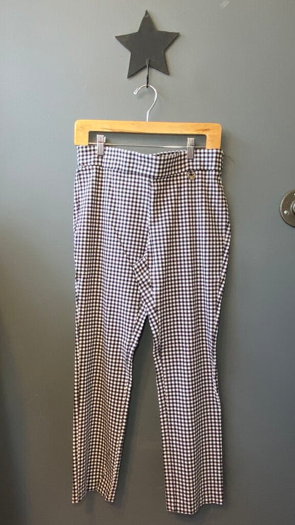 Gingham Skinny Pants