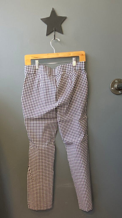 Gingham Skinny Pants