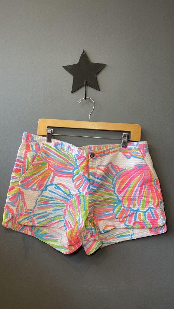 Textured Neon Shorts