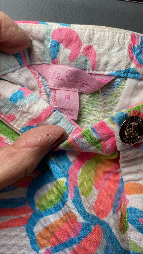 Textured Neon Shorts