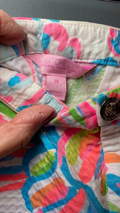 Textured Neon Shorts