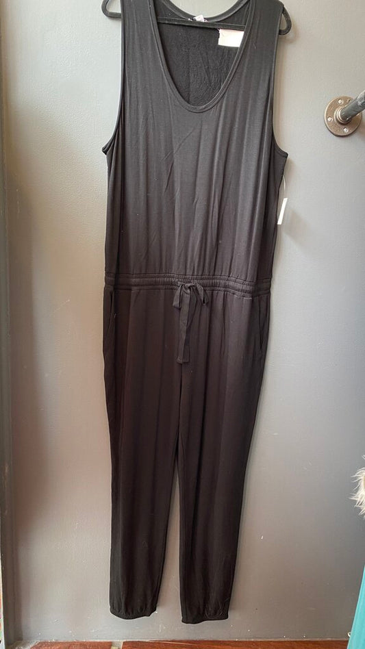 Jersey Drawstring Jumpsuit