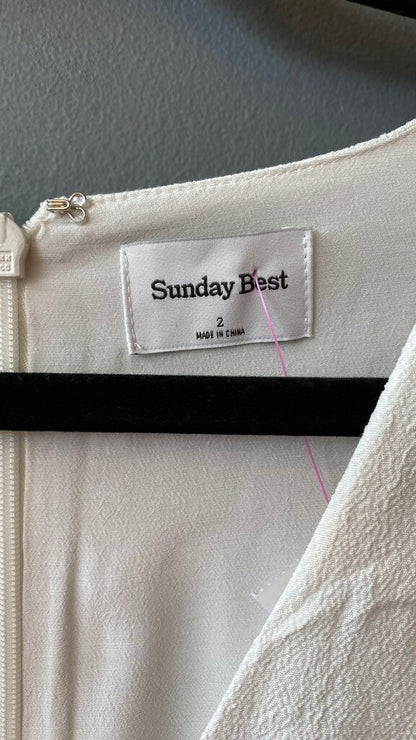 Crepe Longsleeve Mini Dress