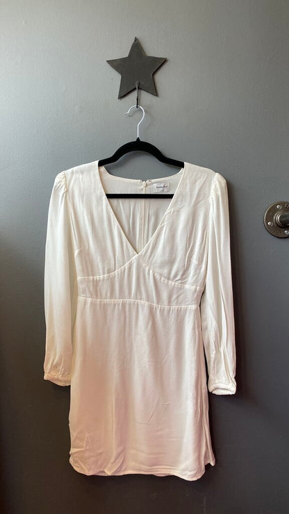 Crepe Longsleeve Mini Dress