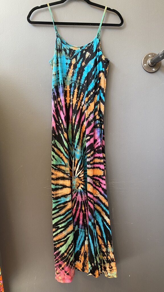 Tie Dye Aline Maxi Dress
