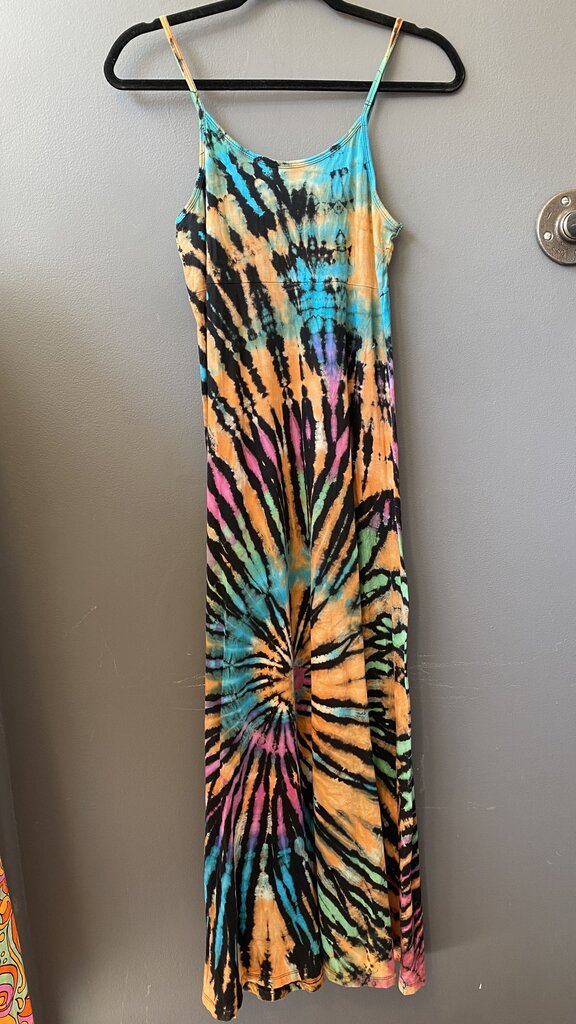 Tie Dye Aline Maxi Dress