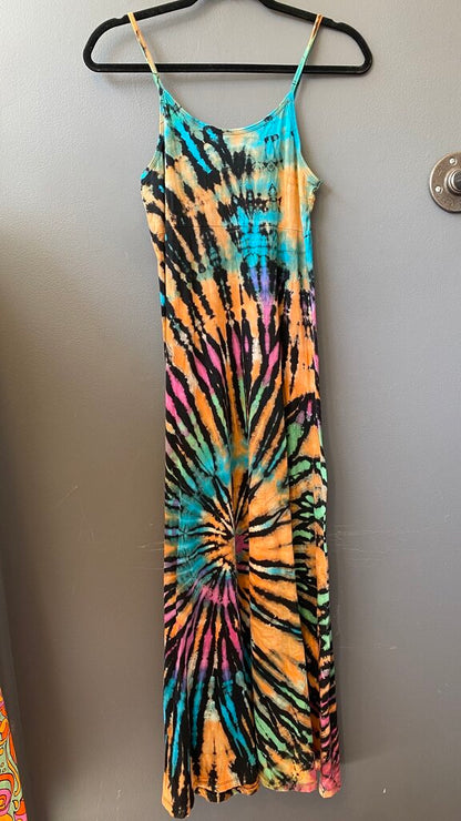 Tie Dye Aline Maxi Dress