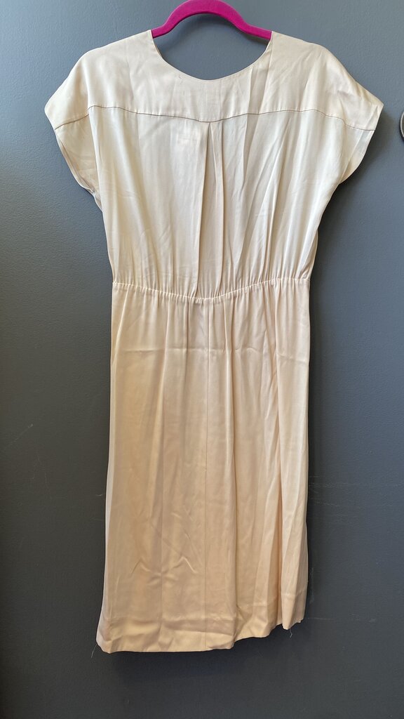 Silk Surplice Dress