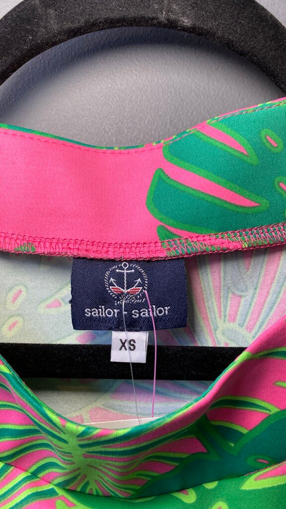 Monstera Leaf Shift Dress