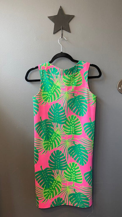 Monstera Leaf Shift Dress