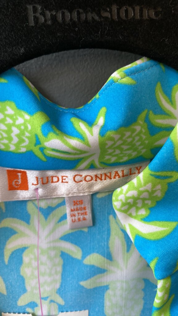 Notch Neck Pineapple Dress