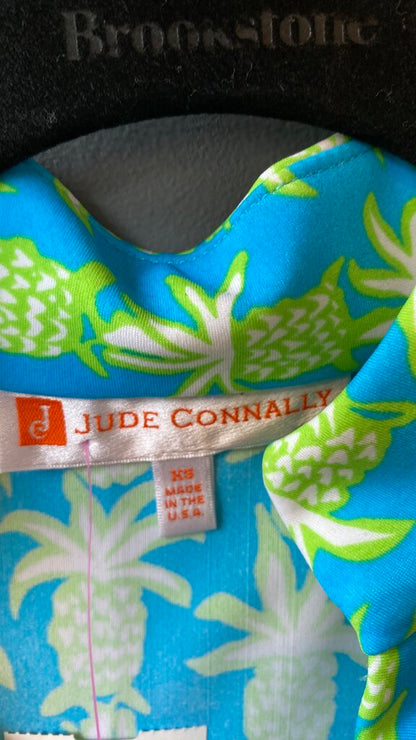 Notch Neck Pineapple Dress