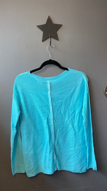 Boatneck Snap Back Sweater