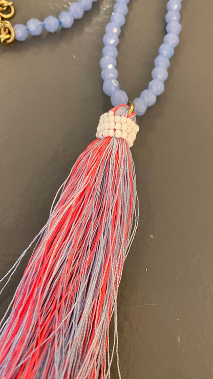 Beaded Tassel Necklace