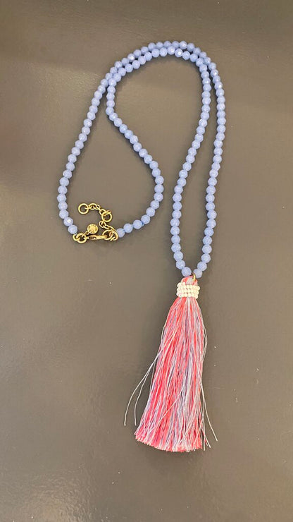 Beaded Tassel Necklace