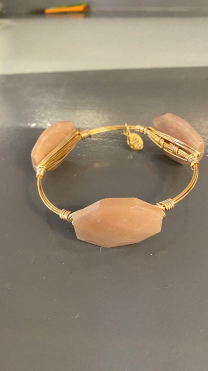 Stone Wire Bangles