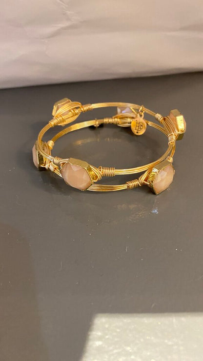 Stone Wire Bangles