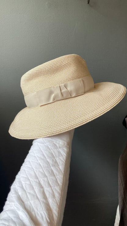 Packable Grosgrain Bow Hat