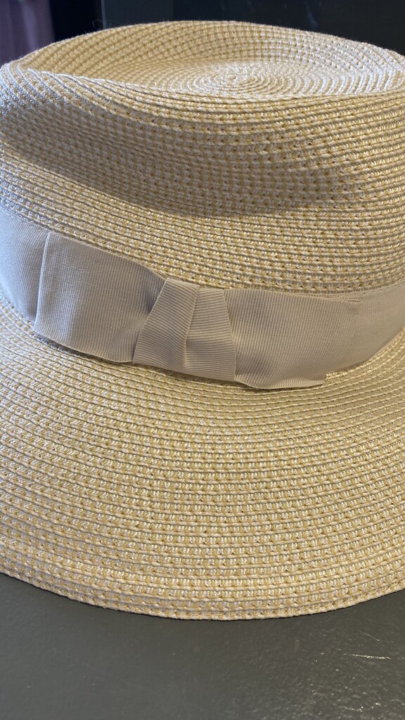 Packable Grosgrain Bow Hat