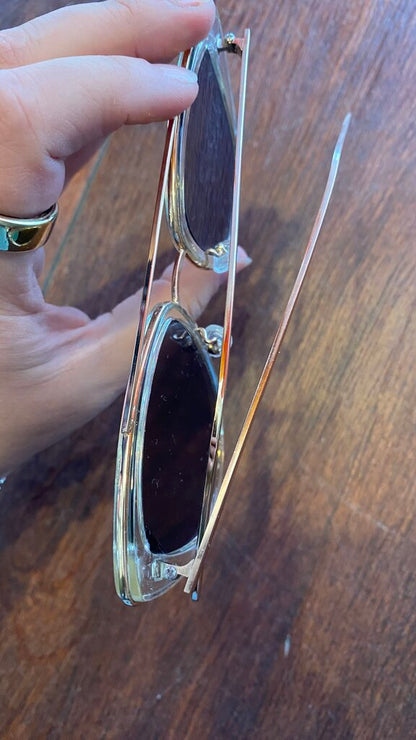 Quay French Kiss Mirrored Sunglasses