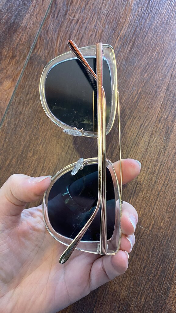 Quay French Kiss Mirrored Sunglasses