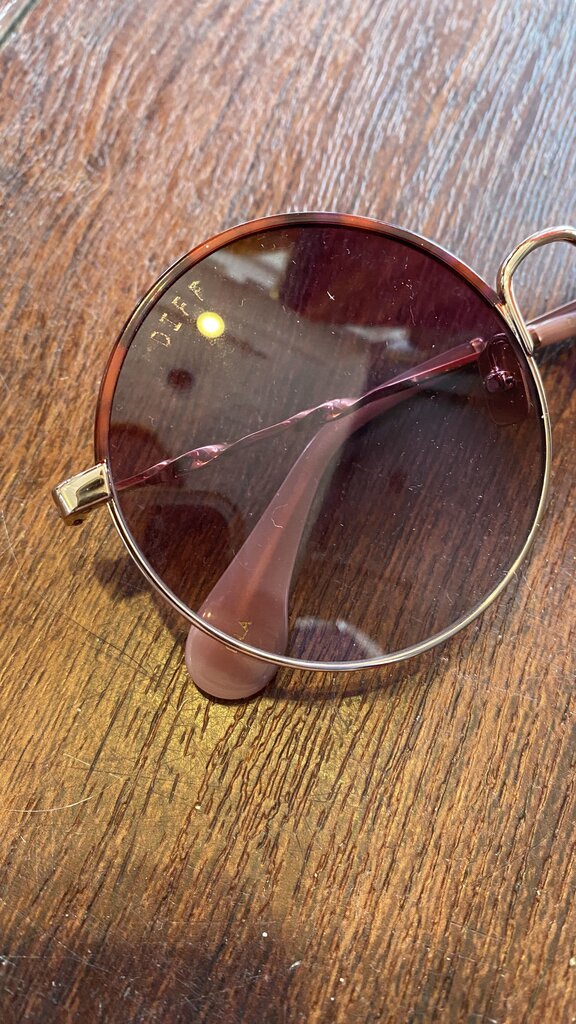 Diff Round Wire Rim Sunglasses