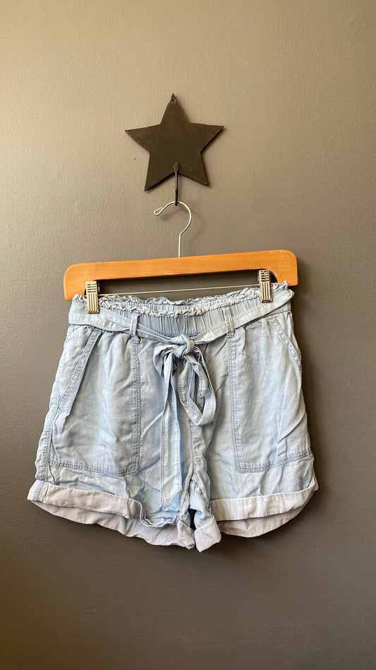 Chambray Pull On Shorts