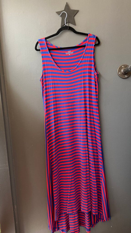 Stripe Knit Midi Dress