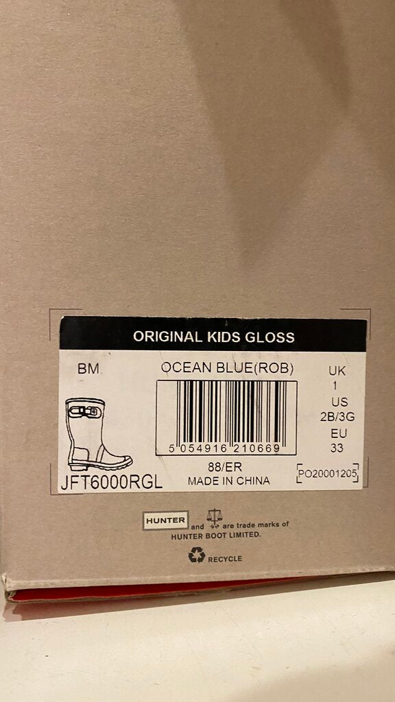 Gloss Rainboots Blue