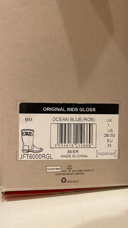 Gloss Rainboots Blue