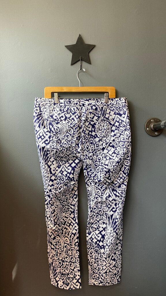 Peacock Print Pants