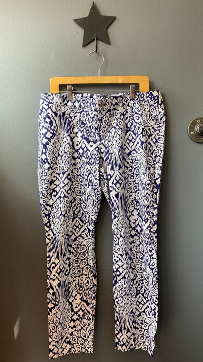 Peacock Print Pants