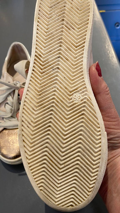 Leather Cap Toe Sneakers