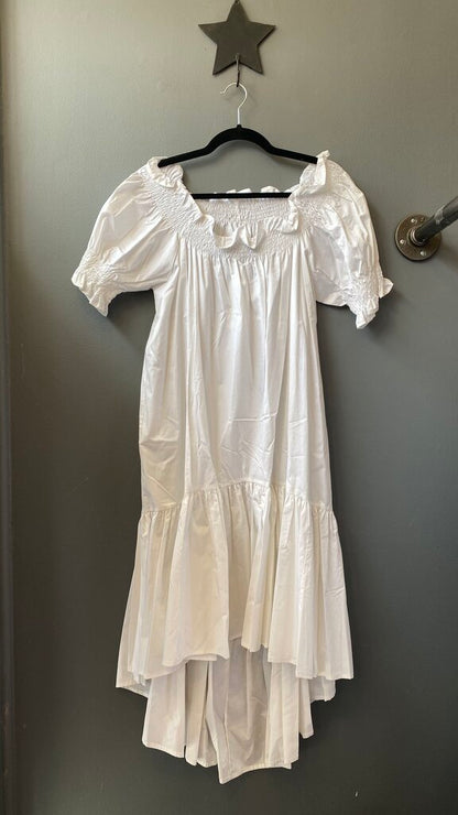 Ruffle Off the Shoulder Maxi Dress