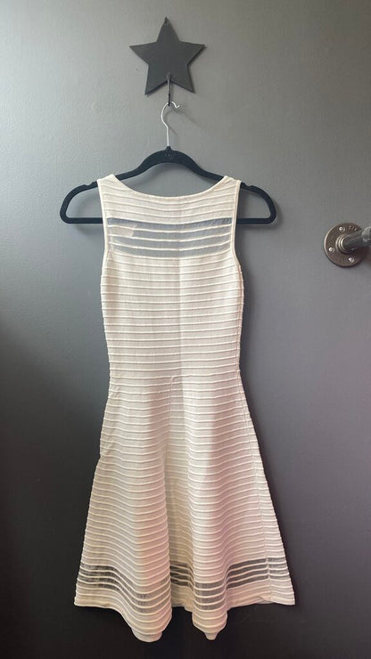 Ribbed Fit Flare Dress