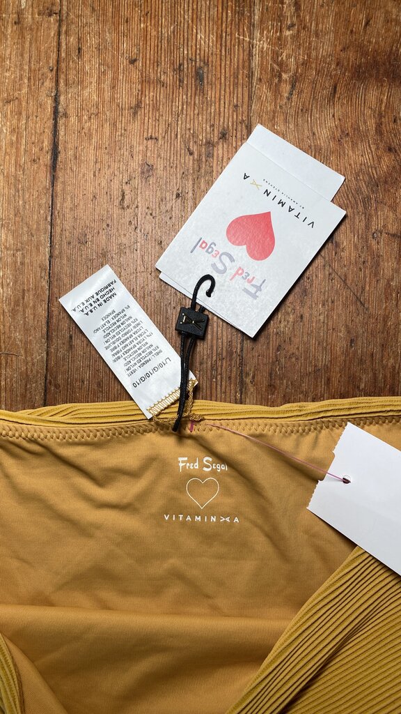 Ribbed High Rise Bikini Bottom