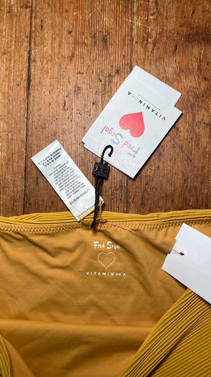 Ribbed High Rise Bikini Bottom