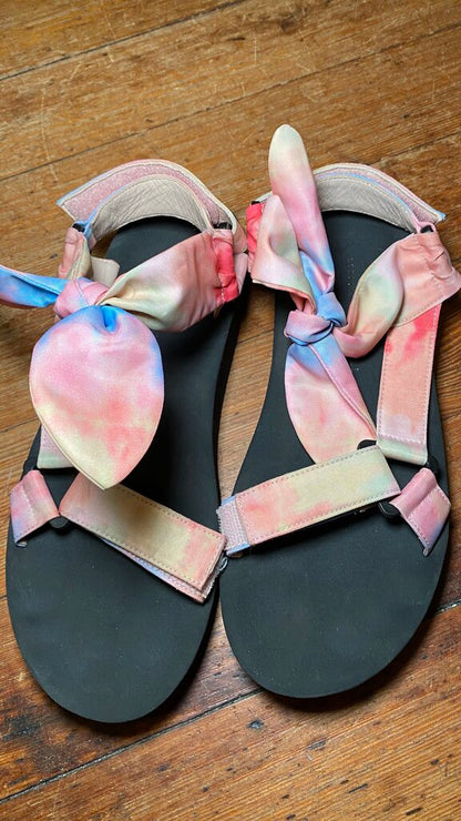 Tie Dye Velcro Sandals