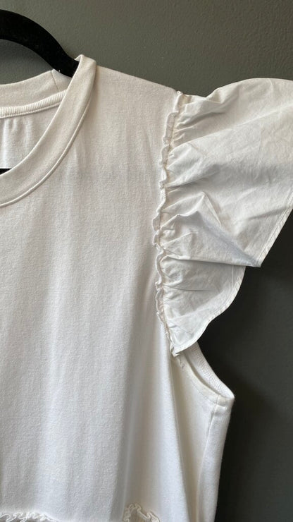 Eyelet Hem Maxi Dress