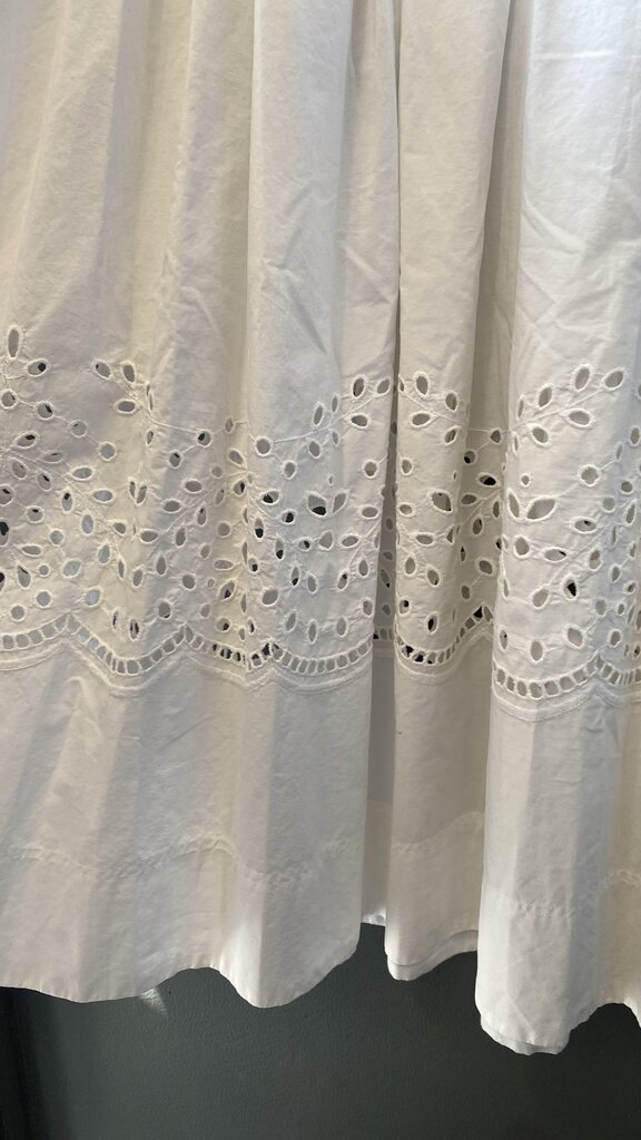 Eyelet Hem Maxi Dress