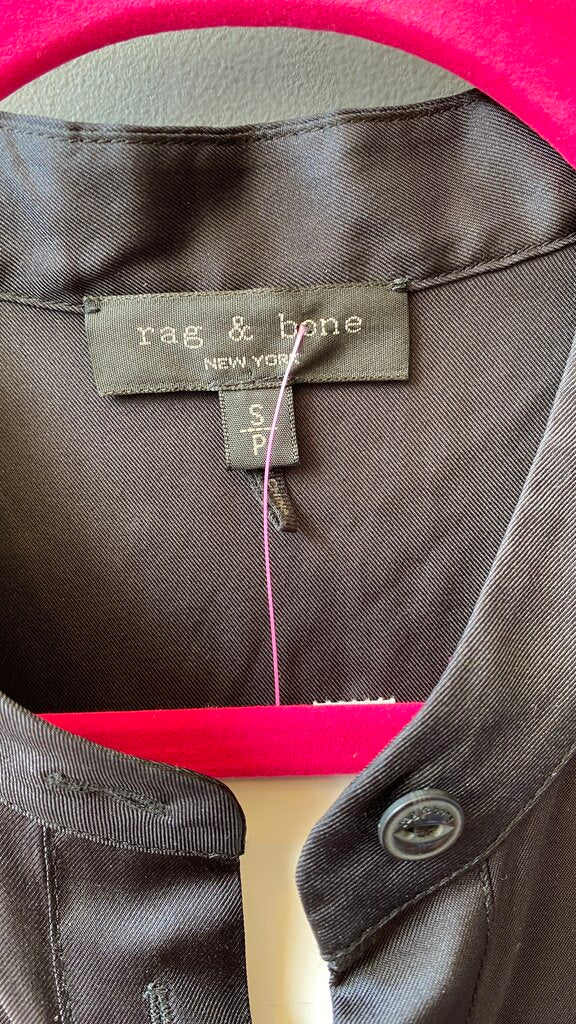 Silk Viscose Sleeveless Button Up Blouse