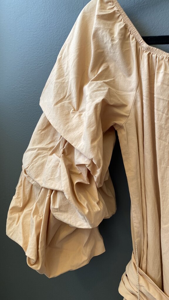 Puff Sleeve Midi Dress