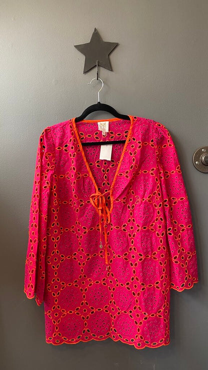 Eyelet Coverup Dress