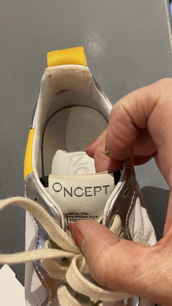 Leather Colorblock Sneakers