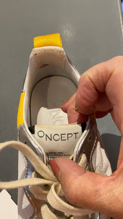 Leather Colorblock Sneakers