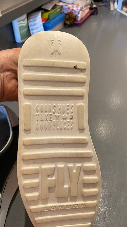 Leather Wedge Sneakers