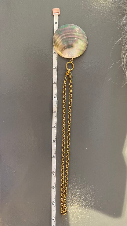 Shell Pendant Gold Chain Necklace