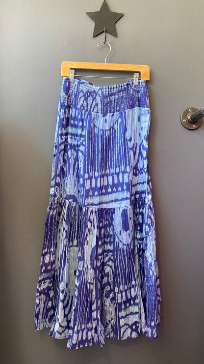 Ikat Pull On Maxi Skirt