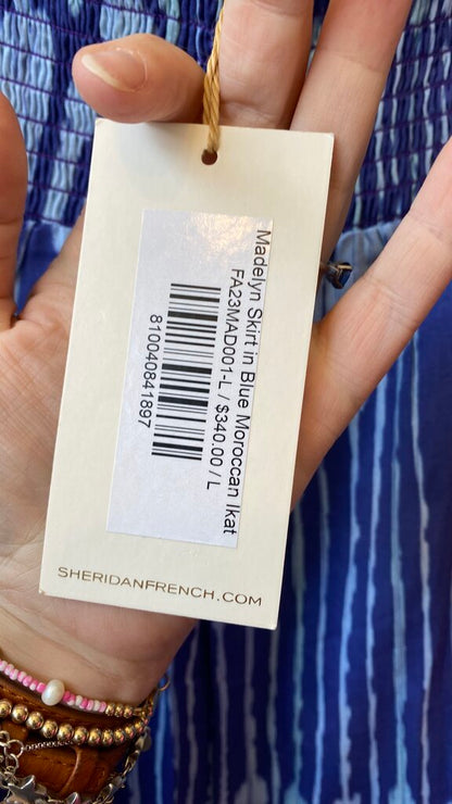 Ikat Pull On Maxi Skirt