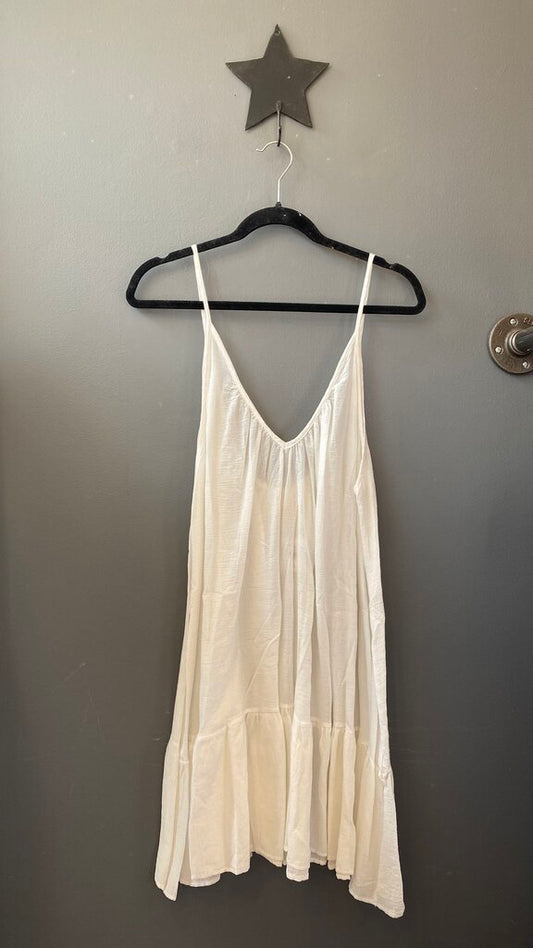 Gauze Mini Coverup Dress